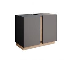 Vicco Mobile base per lavabo Gloria, Antracite/Sonoma, 70 x 56 cm