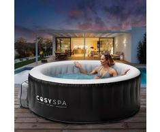CosySpa Vasca Idromassaggio Gonfiabile per Esterni - capacità 2-4 Persone | Vasca Idromassaggio da Esterno con Riscaldamento Rapido | Nuovo Modello 2021