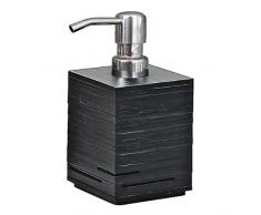 GEDY Quadrotto Dosasapone Pompetta Metallo Nero