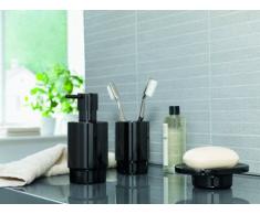 Spirella 10.15428 Nyo - Dispenser Sapone Liquido in Acciaio, Colore: Nero Titano