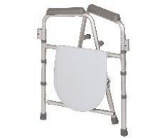 SEDIA COMODA 4 FUNZIONI IN 1 RIALZO WATER SUPPORTO PER WATER SEDILE PER DOCCIA