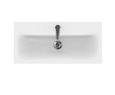 VBChome - Lavabo da incasso della collezione Modulo, con troppopieno, in ceramica, bianco, Bianco