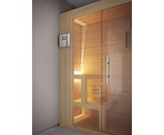 GRANDFORM sauna finlandese stufa elettrica 3 posti seduti, oppure 1 semisdraiato HOME 1812 ( cm. 180 x 120 x 208 H.)