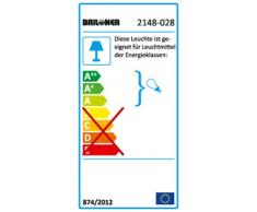 Briloner Leuchten 2148-028 - Plafoniera per il bagno a 2 punti luce E14, colore: Cromato