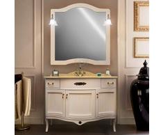SHOP CHIC mobile bagno con lavabo in stile provenzale colore avorio anticato