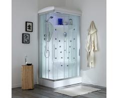 CABINA DOCCIA IDROMASSAGGIO 70X90 DESTRA CON BAGNO TURCO | IRIDE