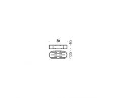Colombo Design B96410CR Griglia Angolare Doccia Ovale