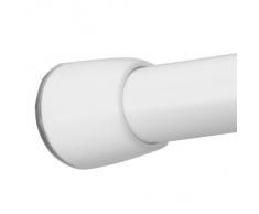 InterDesign 78672EU Asta a Tensione per Tenda Doccia Cameo Grande, Bianco