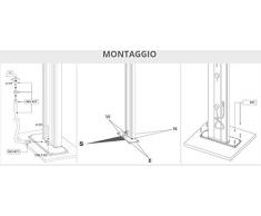 Doccia a riscaldamento solare Arkema F520/9003 Happy Five - Bianco Doccia solare in polietilene HD, resiste a raggi UV, salsedine e calcare Ideale in ambienti marini molto ventosi Capacità 28 litri Peso 9 kg Altezza 217 cm con miscelatore e lavapiedi