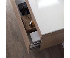 Kiamami Valentina MOBILE ARREDO BAGNO 120 CM IN QUERCIA NATURALE SOSPESO SOLE