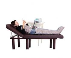 BIUYYY Macchinario per la pressoterapia di Addome Braccia e Gambe, Sauna a infrarossi Pressoterapia linfatica Coperta per disintossicante Perdita di Peso Anti Cellulite,Blu