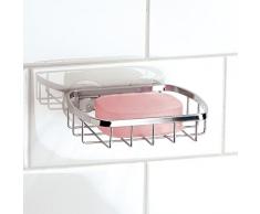 Porta Sapone da Parete nie wieder bohren EK123 ekkro 11 x 13,1 x 5,1 cm Include Sistema di Fissaggio Porta Sapone da Parete nie wieder bohren EK123 ekkro 11 x 13,1 x 5,1 cm Include Sistema di Fissaggio