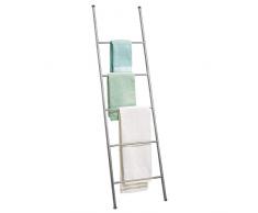 InterDesign Forma Scala Portasciugamani, 5 Pioli, Acciaio, Argento, 14.5x14x0.2 cm