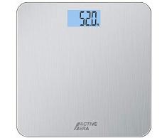 Active Era Bilancia Pesapersone Digitale Ultrasottile con Sensori di Precisione (stone/kg/libbre) - Acciaio