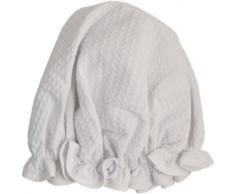 Vagabond Bags Ltd - Cuffia per doccia, motivo: nido d'ape, colore: bianco