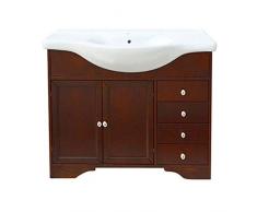 MOBILE BAGNO CON LAVELLO INTEGRATO MONIQUE LxHxP 85x84x50 cm Legno Arte Povera