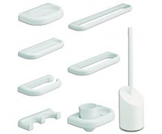 Set Da Bagno Serie 9 Pz In Abs Antigraffio.