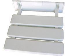 CMBath ASI01 - Sedile per Doccia Ribaltabile, Alluminio/ABS, 330 x 330 x 70 cm