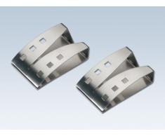 CHG 9824-04 Portasciugamani 6 Pz, Ciascuno Ca. 7.5 X 5.0 X 2.3 Cm