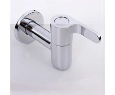 Rubinetti Tap Per esterni Giardino ottone cromato montaggio a parete Bagno dangolo lavatrice Rubinetto vasca servizi igienici Mop Pool Rubinetti OS1501, Chrome