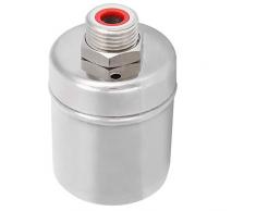 Valvola A Sfera Galleggiante da 1/2 Pollice Valvola di Controllo Automatica Del Livello DellAcqua in Acciaio inossidabile Con Gomito in Nastro di Ptfe per Piscine A Torre Con Lavandino