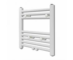 Homgoday Portasciugamano Radiatore Riscaldamento Centrale Dritto 480x480 mm, Ripiano di Stoccaggio Rivestimento Copertura per Radiatore Termosifone