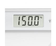 Tristar 8713016024213 Bilancia Pesapersone Digitale, Peso Massimo 150 kg, Estrema Precisione 100 G, 30 x 30 cm, Trasparente