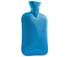 Borsa Acqua Calda in Gomma Naturale Boule Acqua Calda Grande 1.8L Pacco da 1, 2 o 3 borse (Blu - 1 pezzo)