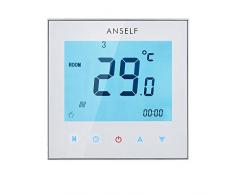 Anself 3A 110-230V programmabile settimanale Display LCD Touch Screen Acqua riscaldamento termostato Room Controller temperatura