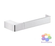 Gedy - Porta Rotolo Per Wc Bagno Da Muro Cromato Lucido