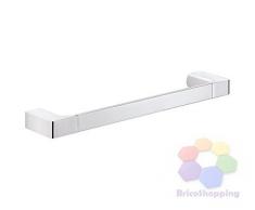 Porta asciugamani da muro 35 cm, cromato lucido, Gedy Pirenei