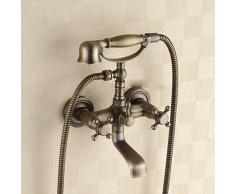 DLBAN Doccia A Mano Di Rame Depoca Rubinetti Bagno Wc Vasca Da Bagno In Stile Europeo Stile Americano Finitura Satinata