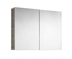NINAINAI Mirror Cabinet Armadio Specchio da Bagno di Alta qualità, armadietto per medicinali a Parete, Armadio a Specchio di stoccaggio con Doppie Porte Bathroom Furniture