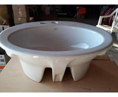 Lavabo da Incasso Vanitory 3 Fori Bianco 61,4x52,2 cm Europa Ideal Standard