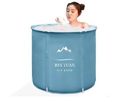 Vasca Da Bagno Pieghevole Portatile per Adulti, Vasca Da Bagno Pieghevole in Plastica 70x68cm Freestanding Portatile Vasca Da Bagno per Adulti E Bambini per Soaking Spa,Bagno Di Sale Bagno Di Ghiaccio