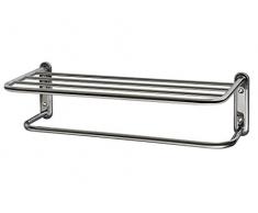 Bisk, Niagara porta asciugamani e corrimano per box doccia, 17,5 cm, cromato