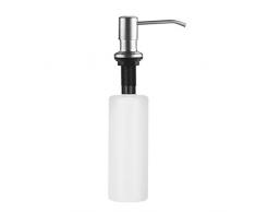 Newcomdigi 500ML Dispenser di Sapone Liquido per Cucina Distributore Sapone Porta Sapone Liquido Soap Dispenser da Cucina in Acciaio Inox