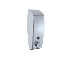 Wenko 18415100 Dispenser sapone Varese cromo, 0.45 L, plastico, 8.5 x 25 x 8 cm, Cromo