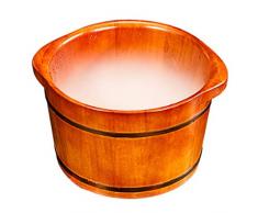 Massaggi e relax Barilotto del Bagno del Piede della Quercia Rossa Branelli di Massaggio di Riflessologia del Piede Vasca di Piedi Riscaldata dellAcqua Vasca Massaggio del Piede Sauna di Sauna