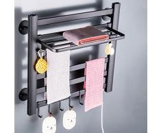 VVLXRIC Scaldasciugamani Elettrico, con Riscaldamento Rapido Temporizzato Portasciugamani da Termoarredo, Scalda Salviette per Bagno Elettrico,580x485mm