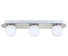 Eglo bagno lampada LED da parete/plafoniera in nichel M/bianco mosiano
