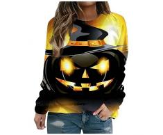 T-Shirt Lautunno per Teen Ragazze O Collo Resiliente Round Club Aderente Tradizionale Manica Completa Sposo Doccia Serbatoio Stampato Top #z300, Giallo, XXXL