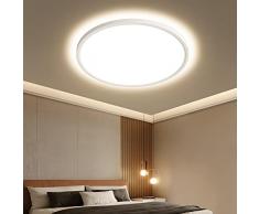 OTREN Plafoniera LED Soffitto, Lampadario Bagno 36W 3240LM, Lampada Luce Moderna per Camera da Letto, Cucina, Soggiorno, Ufficio, Balcone, 3000K Luce Calda, Ø30CM