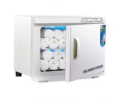 DCHOUSE Armadio Scaldasalviette Caldo da 23L Sterilizzatore UV di Grande capacità Disinfezione Scaldasalviette Caldo Professionale 2 in 1 per Bagno Trattamenti per Il Viso Spa Salone di Massaggi