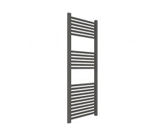 Ercos Scaldasalviette Termoarredo Bagno Dimensioni 500x1200 MM Radiatore Colore Quarzo Opaco , Attacchi da 1/2 Fornito Con Kit Montaggio