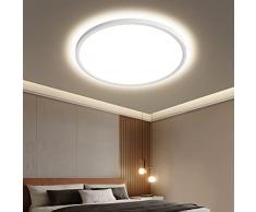 OTREN Plafoniera LED Soffitto, Lampadario Bagno 36W 3240LM, Lampada Luce Moderna per Camera da Letto, Cucina, Soggiorno, Ufficio, Balcone, 4000K Bianco Naturale, Ø30CM