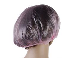 Frcolor Impermeabile Cuffia da Doccia Bagno Cappello Spa Banda Elastica (Rosa) - 100 pezzi