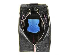 Flyelf Infrarossi Portatile Personale Spa, Box Sauna per Personale Detoxify Perdere Peso 98 x 70 x 80 cm (Infrarosso Nero)