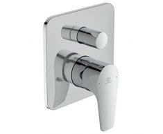 Ideal Standard - Cerafine D, Miscelatore monocomando ad incasso per vasca o doccia, Completo, Cromato