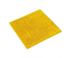 WohnDirect Premium Tappeto da bagno 45x45cm - giallo - Tappetino da Bagno Morbido e Antiscivolo - Microfibra Durevole e Assorbente, Lavabile in Lavatrice
